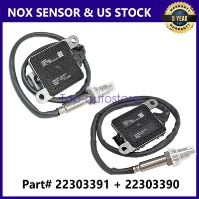2x Sensor Nox de óxidos de nitrógeno para camión Mack/Volvo D11 D13 D16 22303391 22303390 Foto 1 de 4