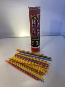 Vtg 1950’s Whitman “Pix Pix” Plastic Pick Up Sticks. 31 VTG FULL SET! Plus MORE! - Picture 1 of 4