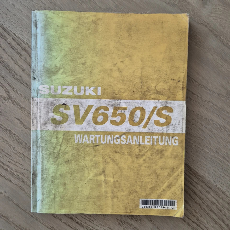 Werkstatthandbuch Wartungs Reparatur  Suzuki SV 650 / S Gladius (AV/S) 1998 - Bild 1 von 2