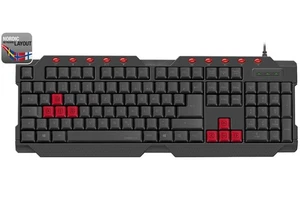 Speedlink USB Gaming Keyboard Fin Fi Finland Finnish QWERTY Layout - Picture 1 of 4
