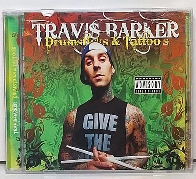 Travis Barker Drumsticks & Tattoos CD 2013 VG+ Fast Shipping  - Image 1 of 4