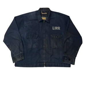 Vintage Long Island Railroad Authentic Jacket X-Large LIRR Made In USA - Bild 1 von 12