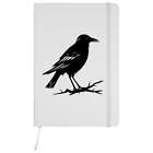 'Crow On Spikey Branch' A5 Ruled Notebooks / Notepads (NB045369)