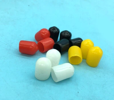 80PCS 4 colors RCA female Plastic covers Dust cap Red Protection cover - Image 1 of 4