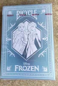 Bicycle Frozen Playing Cards Deck Disney Original Poker Karten Blue - Picture 1 of 4