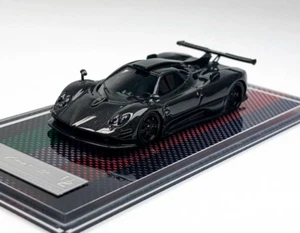 U2 1:64 Black Carbon Zonda 760LH Racing Sports Model Diecast Resin Car - Picture 1 of 9