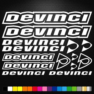 FITS Devinci Vinyl Decals Stickers Sheet Bike Frame Cycle Cycling Bicycle - Picture 1 of 1