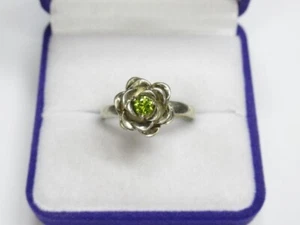 Vintage UdSSR Ring Sterlingsilber 925 Schmuck Damen Stein Saphir Größe 7,5 US - Bild 1 von 7