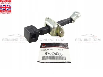 Genuine Mitsubishi Front Door Check Strap RH / LH for L200 Triton 06-20 5702A080 - Image 1 of 4