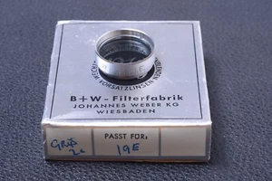 ✅ B & W SCHNEIDER GRAY 2X 19MM FILTER LENS OR CAMERA SCREW W/ BOX 102-3 - Picture 1 of 2