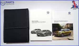 GENUINE VW PASSAT SALOON ESTATE 2019-2023 OWNERS MANUAL HANDBOOK WALLET PACK - Picture 1 of 7