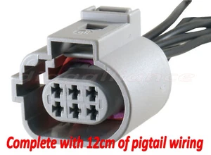 EGR VALVE WIRING PLUG Fits VW BRAND NEW 6 PIN PIGTAIL 1J0973713G - Picture 1 of 3