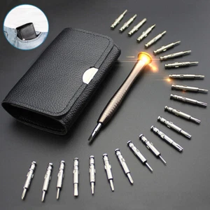25X Magnetic Screwdriver Repair Tool Set fr Phone Camera Watch PC Laptop Glasses - Picture 1 of 12