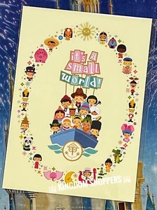 Postal Disney WonderGround Jerrod Maruyama 2024 It's A Small World 5x7 - Imagen 1 de 1