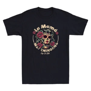 T-shirt unisexe vintage La Mama Mas Chingona drôle graphique bonne fête des mères cadeau - Photo 1/8