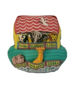 Vintage Noah's Ark Plush Anne Wilkinson Designs England 1988 dolls playset RARE - Picture 1 of 8