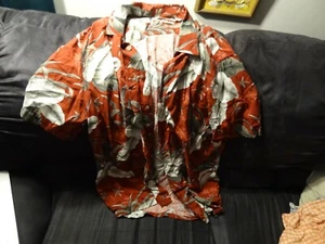 CAMPA MODA MENS HAWAIIAN SHIRT LARGE GENTLY USED  - Picture 1 of 3