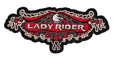 Patche Lady Rider écusson bikeuse patch thermocollant transfert hotfix fille