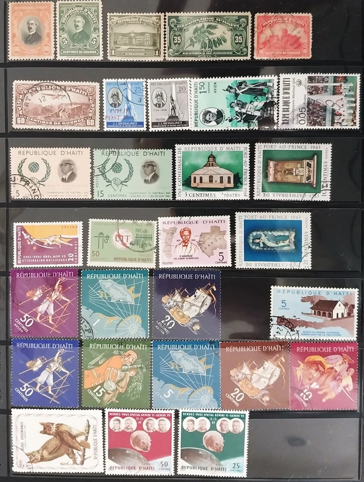 HAITI Nice Collection of 60+ Vintage Stamps **Great Value* Check the Photos - Image 1 of 3