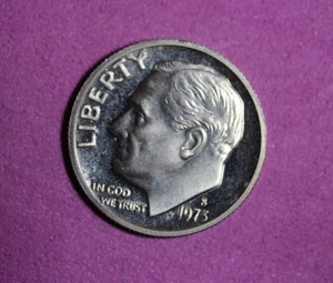 1973-S ROOSEVELT SILVER ONE DIME #P17113 - Picture 1 of 2
