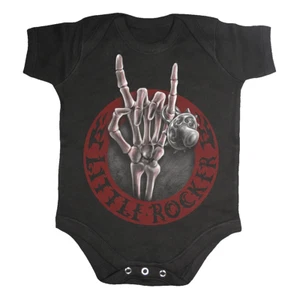 LITTLE ROCKER - Baby Schlafanzug schwarz - Bild 1 von 3