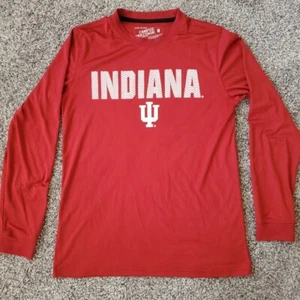 Indiana Hoosier's IU Herren Medium Langarm Performance Pull Over Shirt - Bild 1 von 8