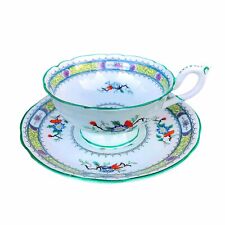 Coalport French Noble Bone China Tea Cup and Saucer Set England 