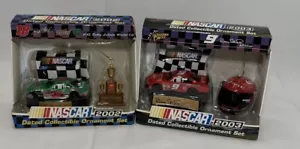 NASCAR 2002 #142 Bobby Labonte & 2003 #9 Bill Elliott Collectible Ornament Lot 2 - Picture 1 of 7