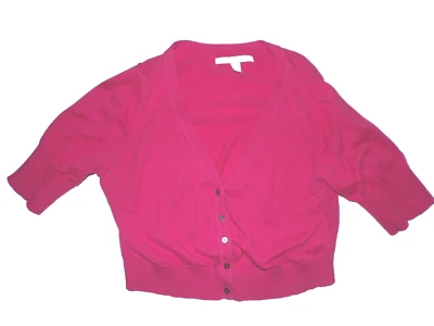 Old Navy Sweater Girls M Pink Cardigan Button Long Sleeves Casual Knit Ks - Image 1 of 4