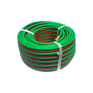100 ft Twin Welding Torch Hose Oxy Acetylene Oxygen Cutting 1/4 Inch 300 psi - Picture 1 of 5