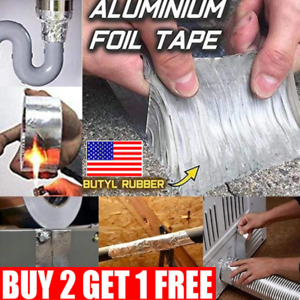 US Super Strong Aluminum Foil Tape Butyl Seal Rubber Tape Waterproof Roof Repair