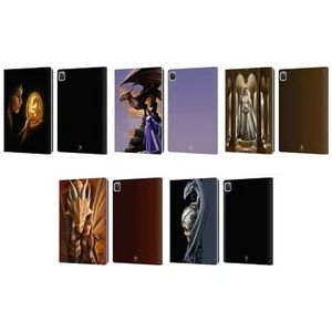 OFFICIAL ANNE STOKES DRAGONS 2 LEATHER BOOK WALLET CASE FOR APPLE iPAD - Picture 1 of 11