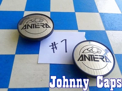 Tapa central ANTERA Ruedas CROMO # 1/2/3/4?  Tapacubos centrales de rueda personalizados (PAR de 2) Foto 1 de 4