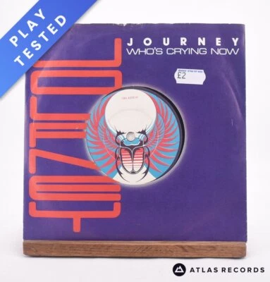 Journey - Who's Crying Now - 7" Vinyl Record - VG+/EX - Image 1 of 4
