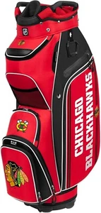Team Golf NHL Fairway The Bucket III Cooler Cart Golf Bag Chicago Blackhawks - Picture 1 of 4