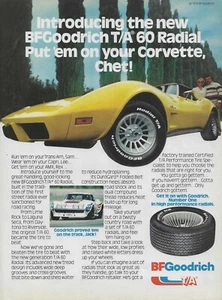 1979 BF Goodrich Radial T/A Tires Magazine Ad Chevy Corvette John Greenwood 79 - Picture 1 of 3