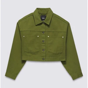 Nueva chaqueta de camionero corta Vans Raynes para mujer Pesto pequeña - Imagen 1 de 1