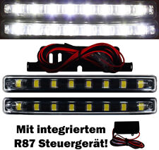 2x LED Tagfahrlicht schwarz 8SMD für Audi A8 D2 4D D3 4E D4 4H Q3 Q5 8R Q7 4L TT