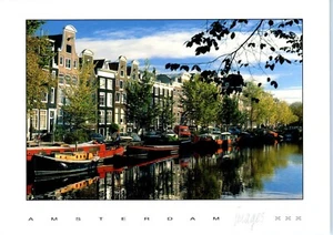 Prinsengracht Canal, Amsterdam Postcard - Picture 1 of 2