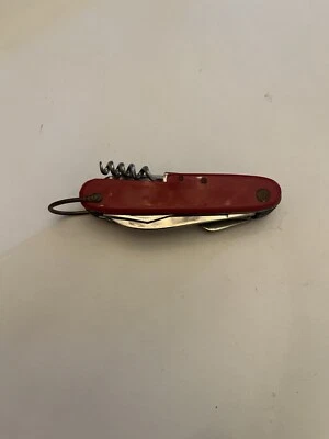 Vintage Swiss Army folding soldiers knife collectible tool Made In Japan No Logo - Image 1 of 4