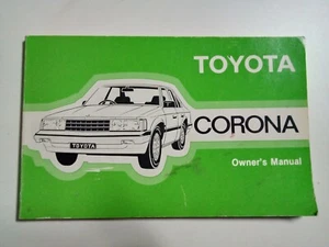 TOYOTA CORONA T140 1984 GLOVEBOX OWNERS MANUAL EXC COND FREE POST AUST WIDE - Picture 1 of 4
