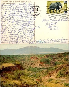 Postal de colección - África - VISTA GENERAL DE OLDUVAI GARGANTA, Tanzania - Imagen 1 de 1