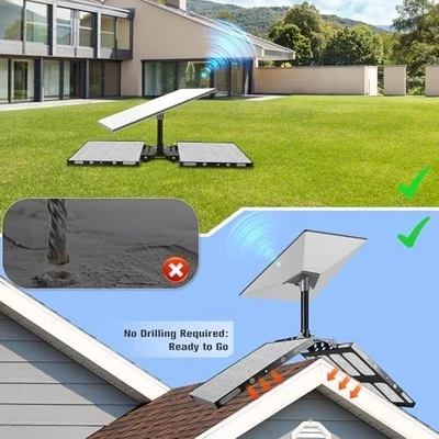 Montaje de techo Starlink Gen 3, montaje de canto de techo Starlink con adaptador de tubería Gen 3 Foto 1 de 4