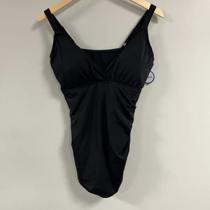 Swimsuits For All Black One Piece Swimsuit NWT size 16 - Picture 1 of 6