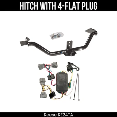 Enganche de remolque + cableado de 4 vías para 06-14 Honda Ridgeline 44528 receptor de 2" clase 3 Foto 1 de 4