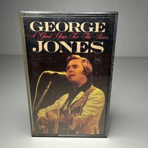 George Jones - A Good Year For The Roses , Cassette Tape single - Picture 1 of 4