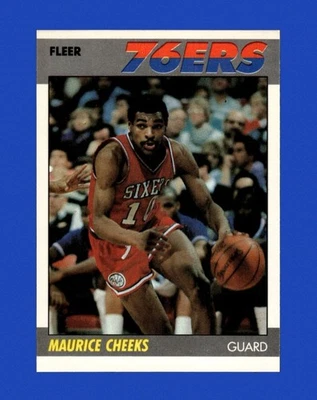 1987-88 Fleer Set-Break # 20 Maurice Cheeks NM-MT OR BETTER *GMCARDS* - Image 1 of 2