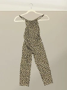 Old Navy Leopard Print Jumpsuit Size Little Girls 5T - Picture 1 of 3