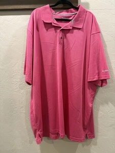 Reebok Golf Polo 4xlt Men’s Big Tall Pink - Picture 1 of 2
