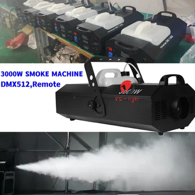 3000W Low Fog Machine For Wedding DMX Remote Stage Effect Spray Smoke Machine - Image 1 of 4